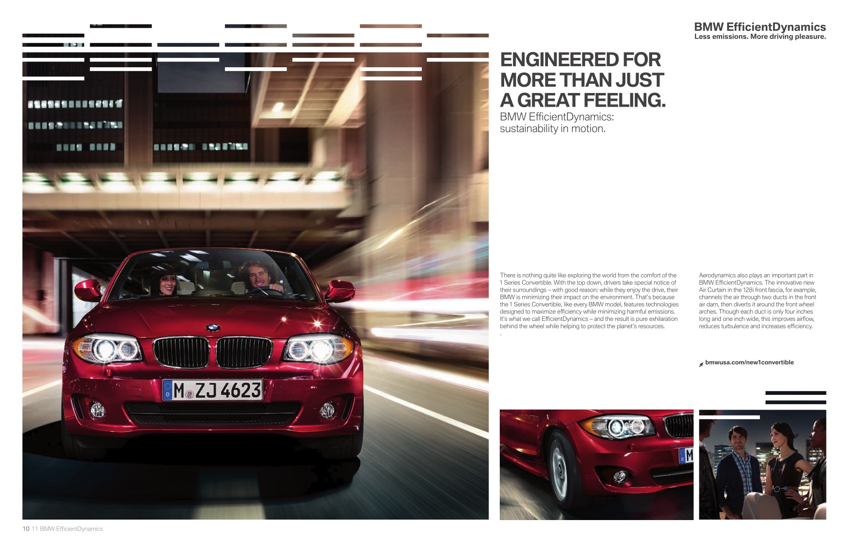 2012 BMW 1-Series Convertible Brochure Page 2